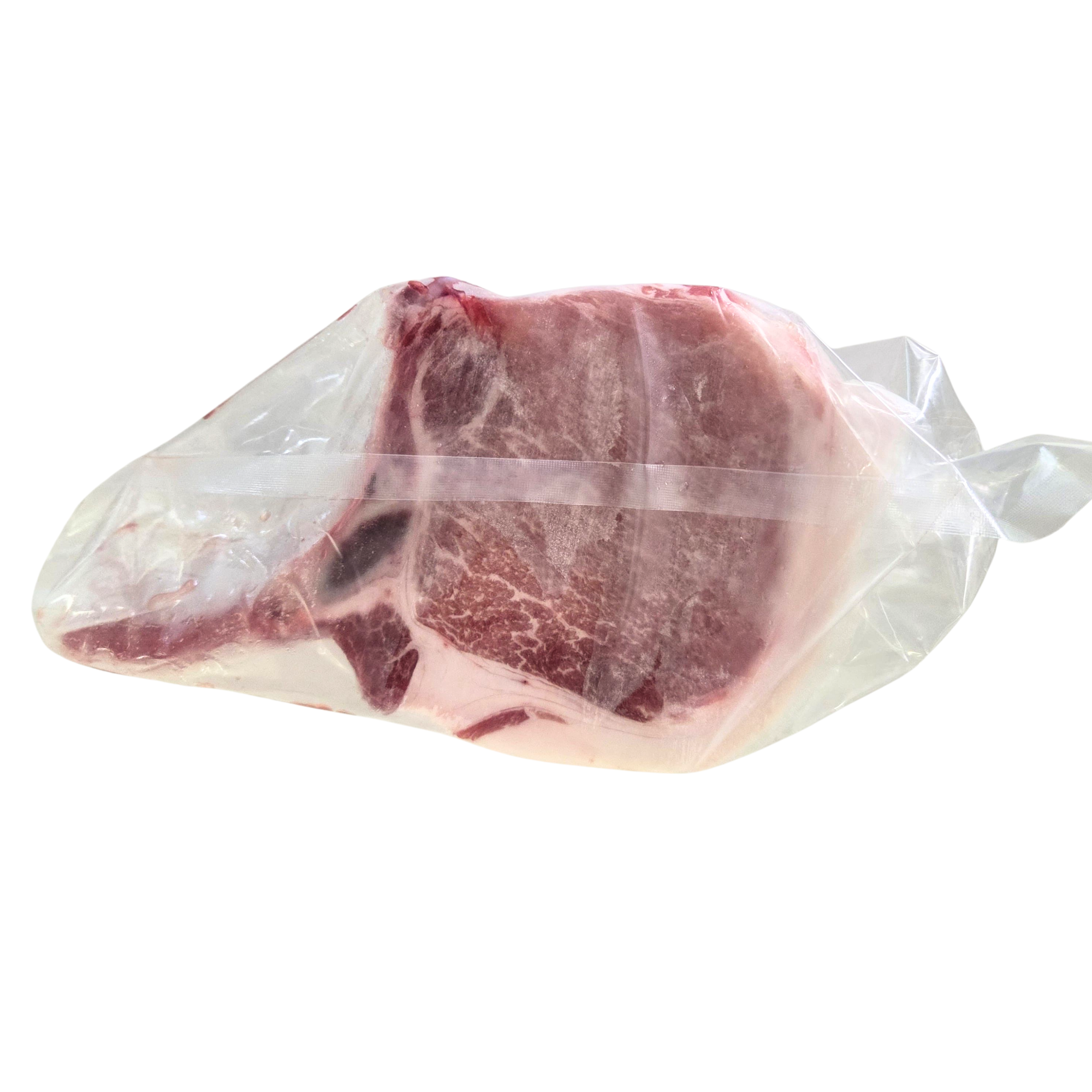 西班牙 Diaz 杜洛克豬帶骨法式裡肌肉豬鞍架份装 Duroc Pork Bone-In Trimmed French Cut Loin Rack   固定價格  0.8-1.0公斤/包 +/-5% (冷凍-18C)
