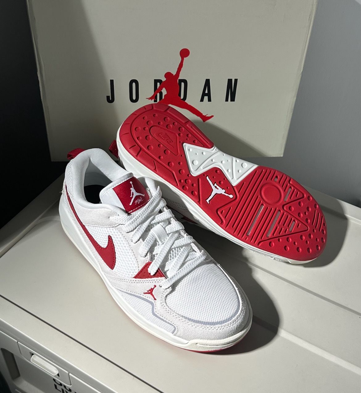 男鞋 NIKE JORDAN CMFT ERA 白紅 透氣 緩震 麂皮 休閒 運動鞋【HJ6777-116】