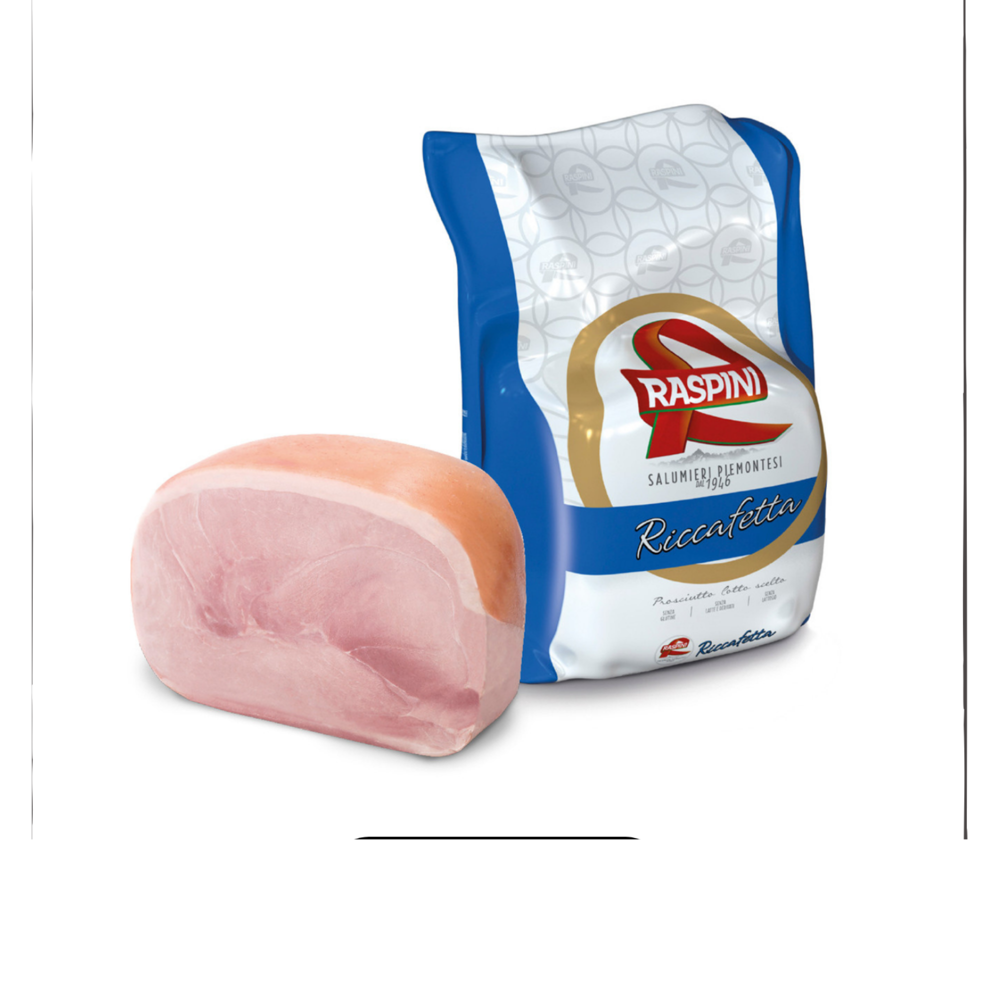 意大利  Raspini 精選熟火腿4千克份裝 Italy Raspini Cooked Ham Round Premier Choice  4kg Portion， 4千克/件 (0-4 ℃)