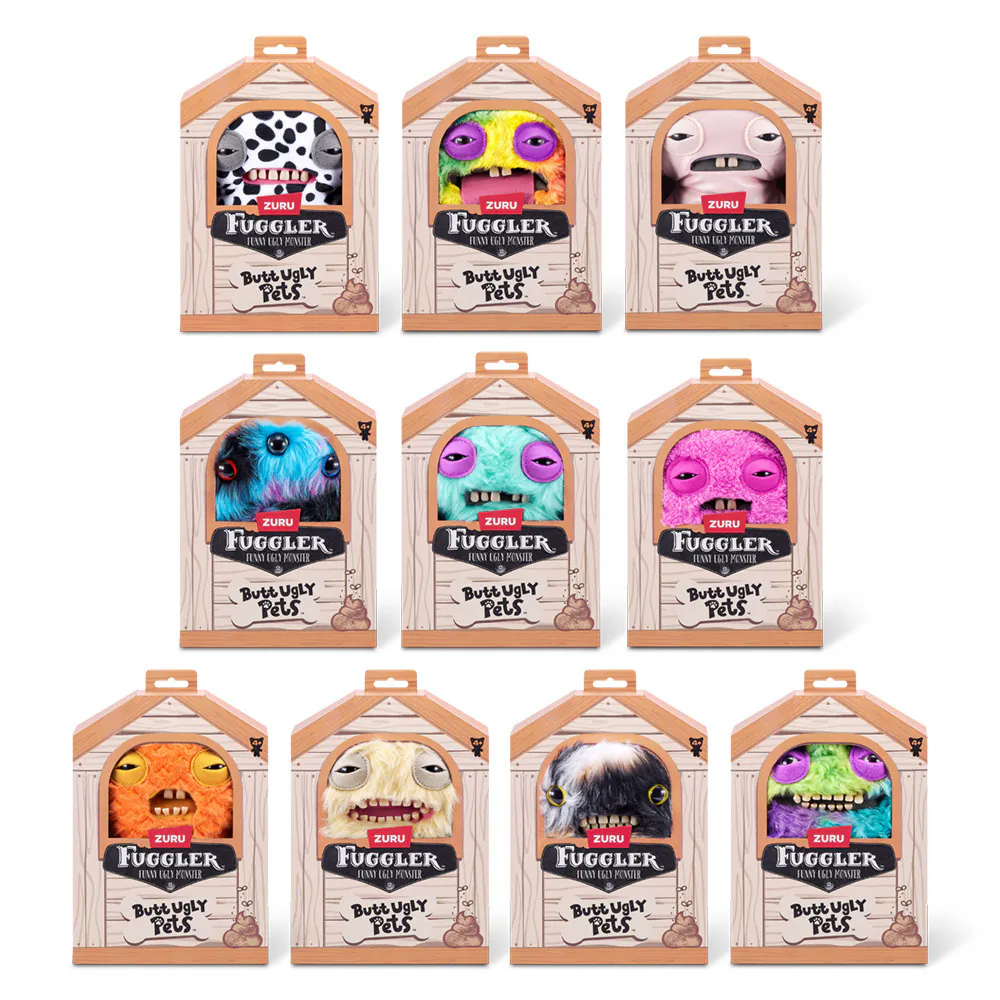 FUGGLER 放克牙寶 牙齒怪 - 9吋醜萌小寵物(隨機出貨)