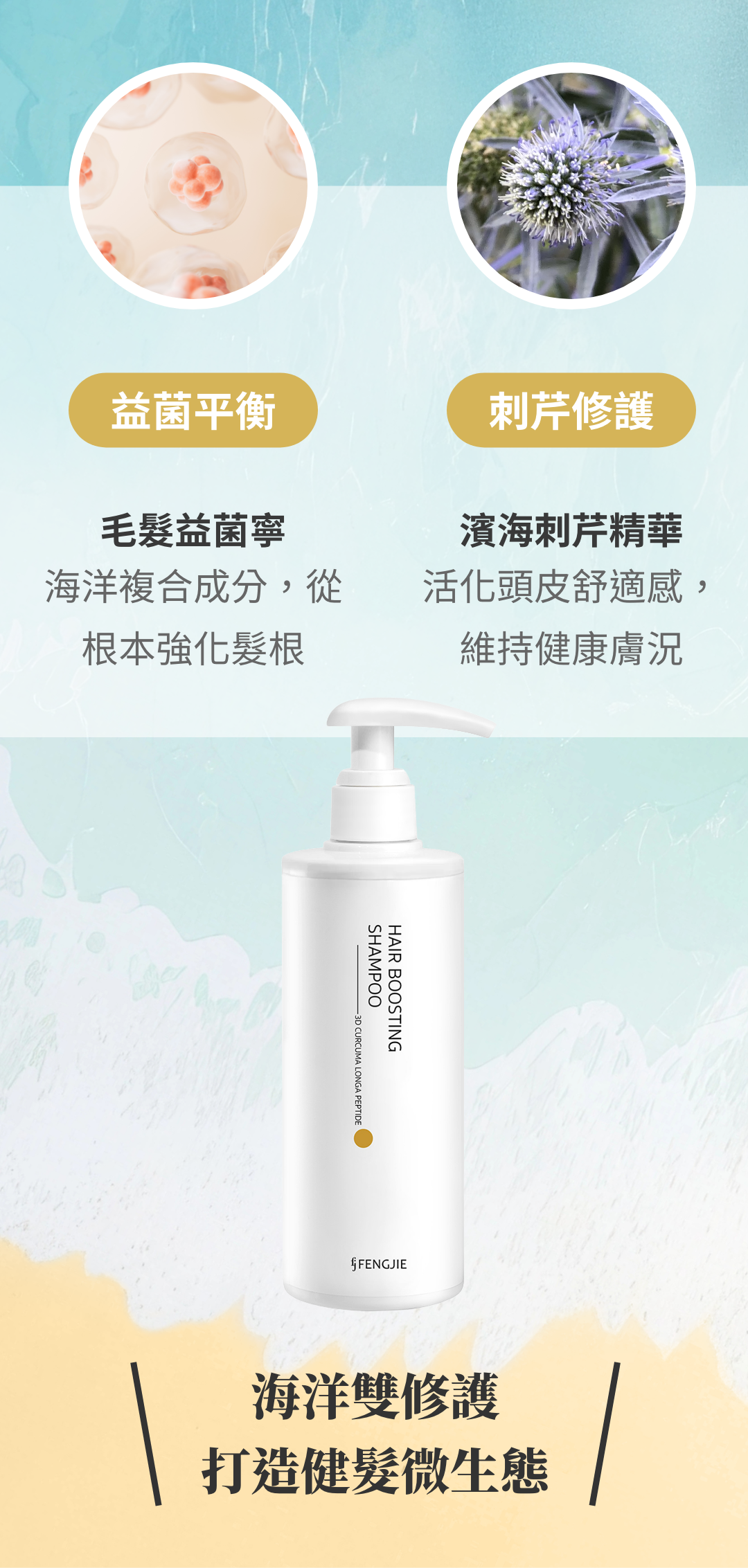 海洋雙修護打造健髮微生態