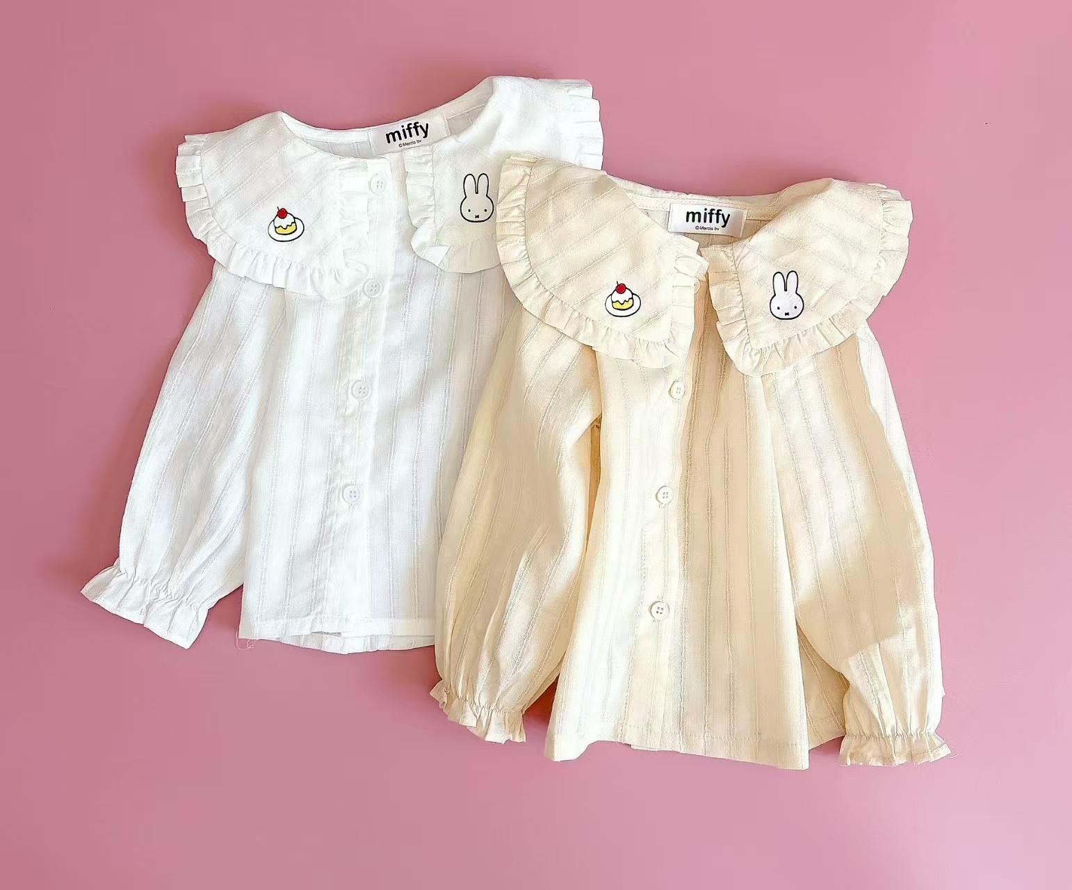 🐰𝐌𝐢𝐟𝐟𝐲 水手領長袖襯衫