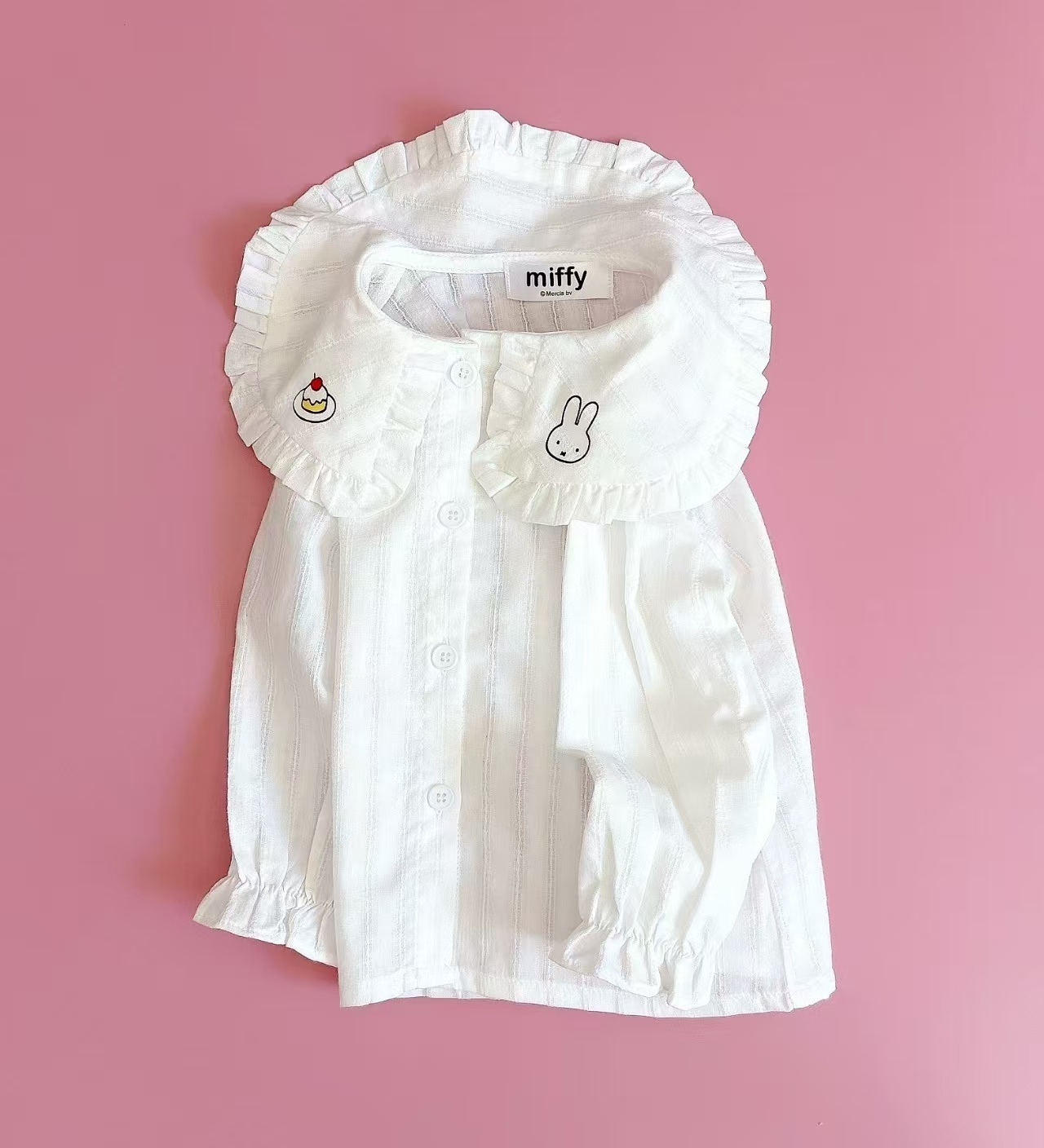 🐰𝐌𝐢𝐟𝐟𝐲 水手領長袖襯衫