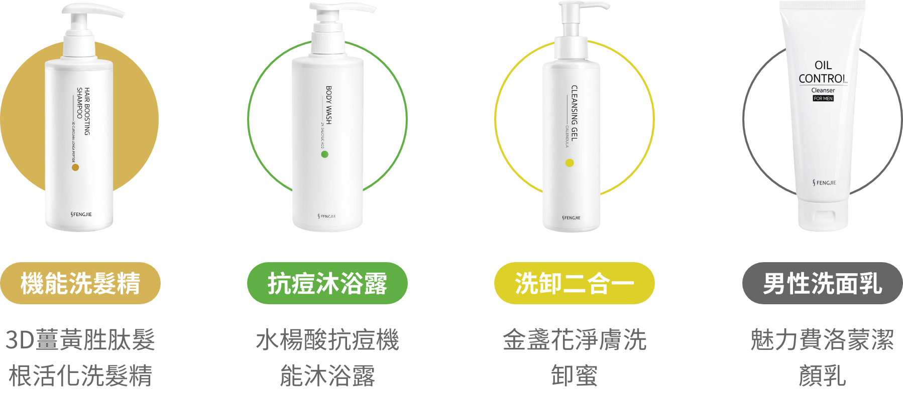 洗髮、洗臉、沐浴 一次搞定