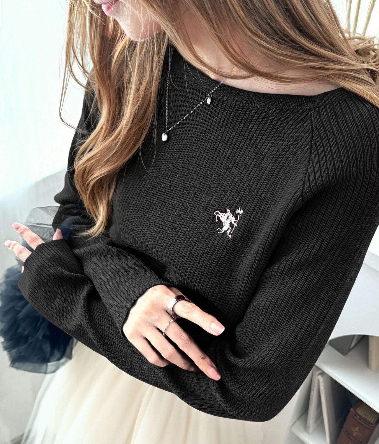 【預購】JN081251 classicalelf 女裝針織長袖上衣