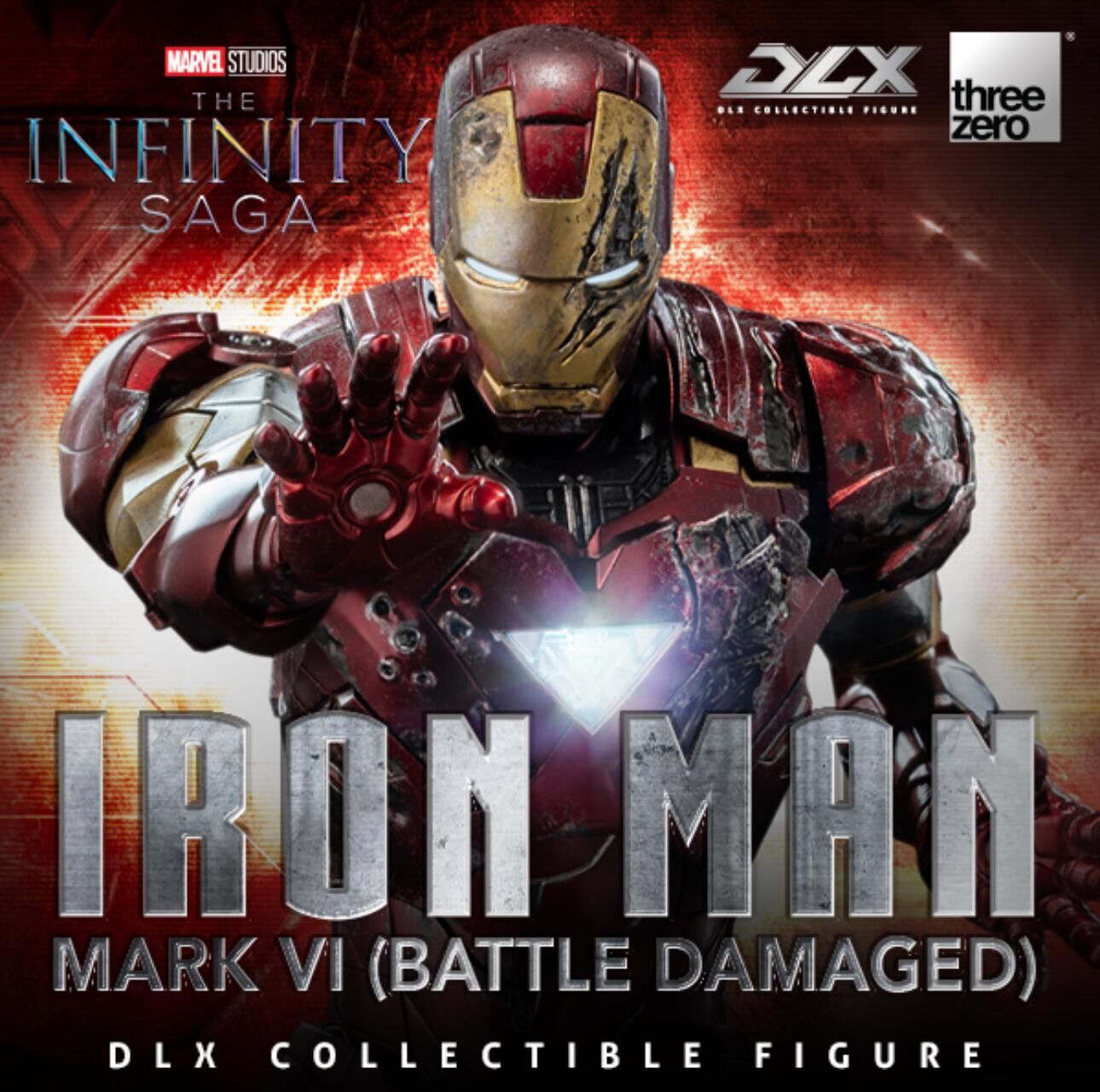 DLX 1/12系列 IRON MAN - Mark 6 （ 戰損版 ）