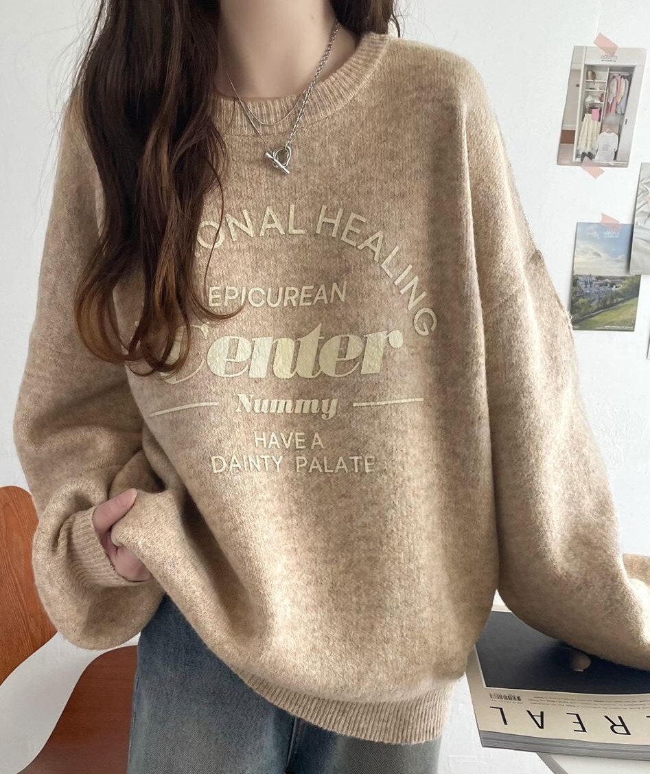 【預購】JN081254 classicalelf  女裝印花針織上衣