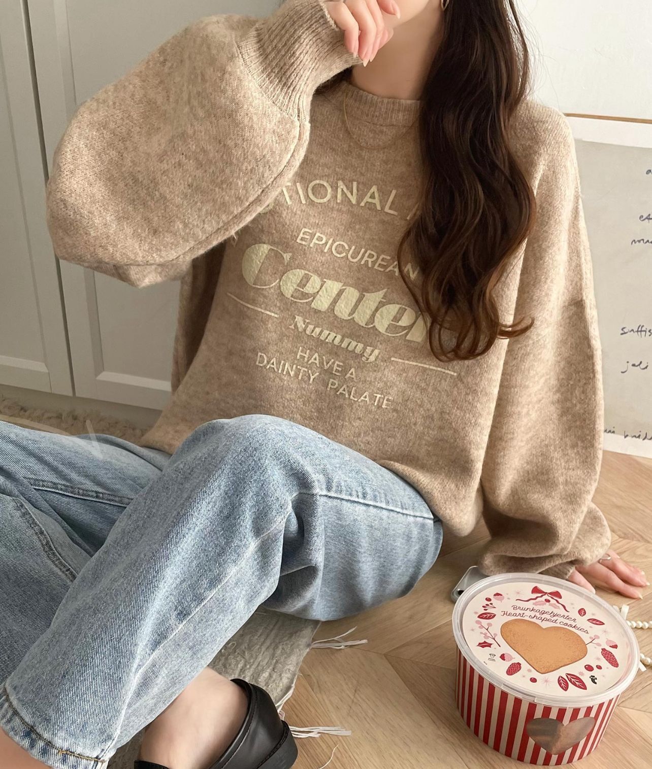 【預購】JN081254 classicalelf  女裝印花針織上衣