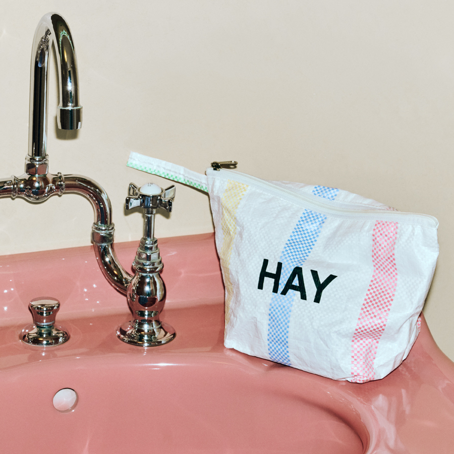 Candy Stripe Wash Bag S / 收納袋