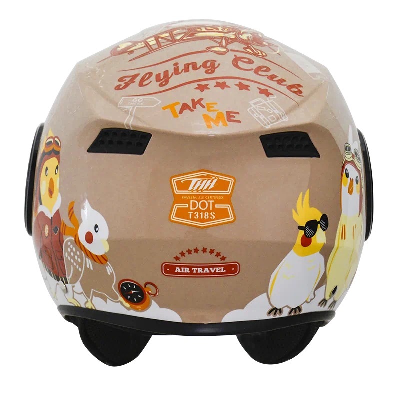 THH T318S-Pilot 領航員 焦糖拿鐵/沙漠色 3/4罩式