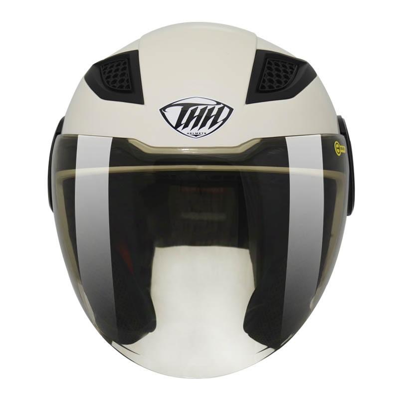 THH T318S 素色 象牙白 3/4罩式