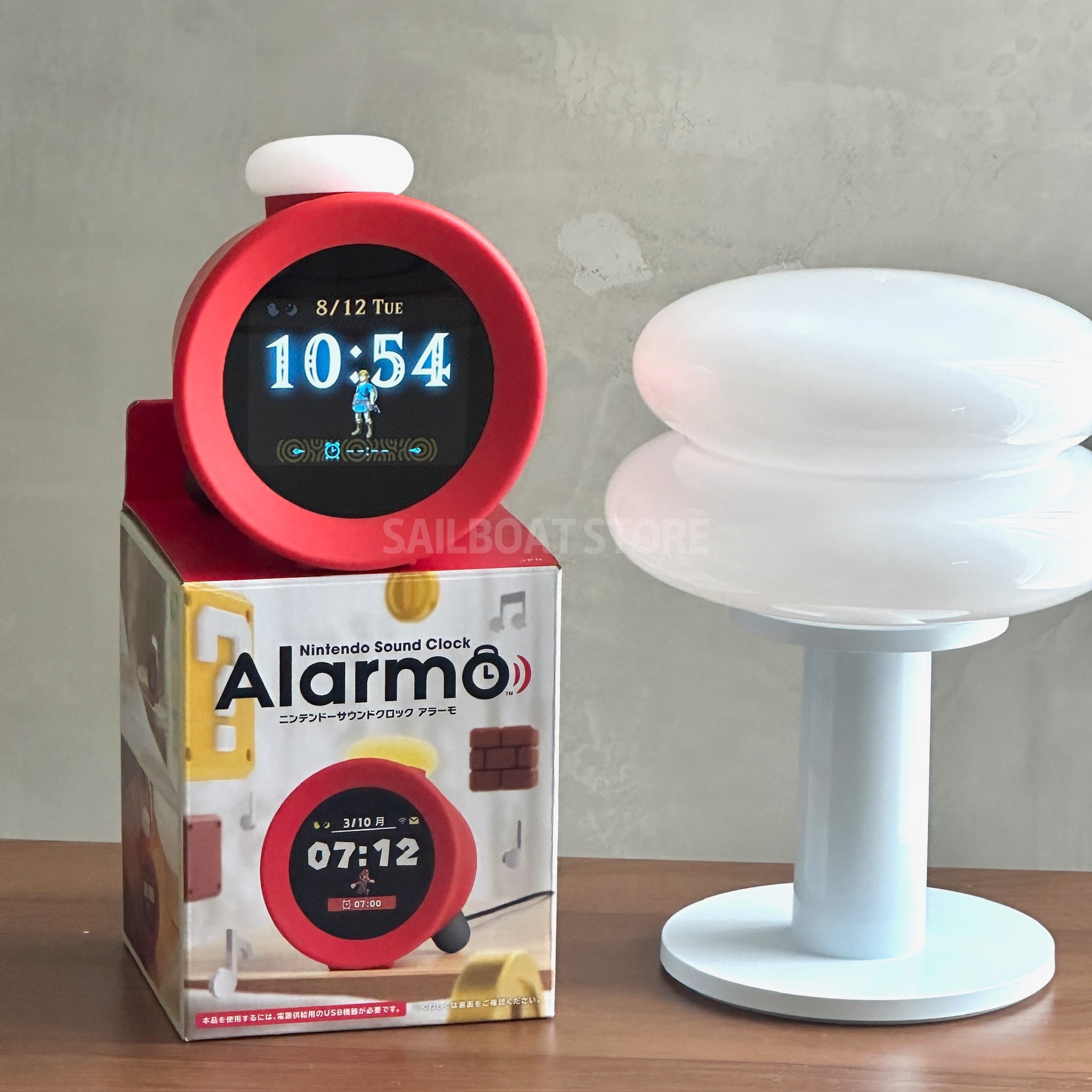 #現貨 🇯🇵任天堂 阿勒莫 超級瑪利歐兄弟 遊戲主題 音樂鬧鐘