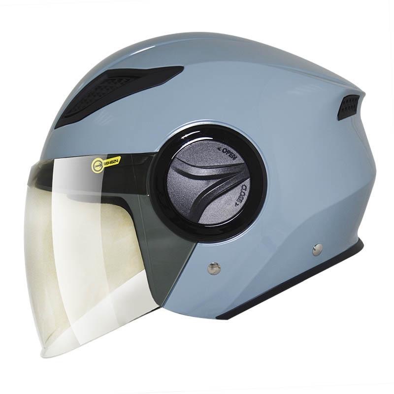 THH T318S 素色 靜謐藍 3/4罩式