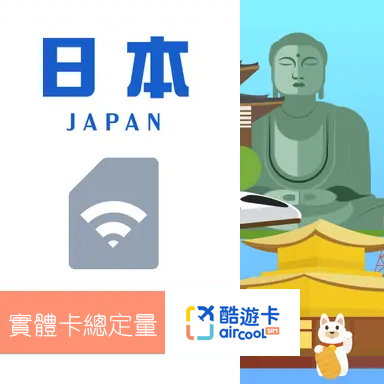 【日本實體網卡】總定量｜5-15天｜KDDI/Softbank電信
