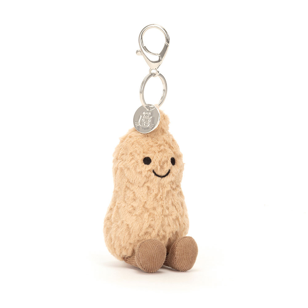 Jellycat Amuseables Peanut Bag Charm 有趣的花生 鑰匙圈