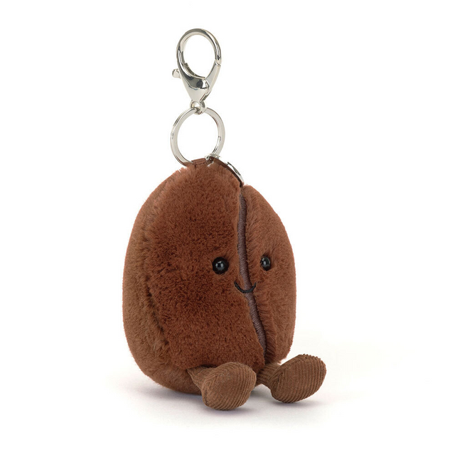 Jellycat Amuseables Coffee Bean Bag Charm 有趣的咖啡豆 鑰匙圈
