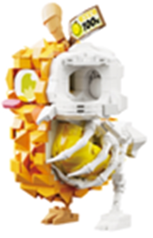 蔬果動物積木-榴蓮雞 CI55139