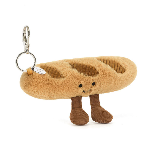 Jellycat Amuseables Baguette Bag Charm 有趣的法國麵包 鑰匙圈