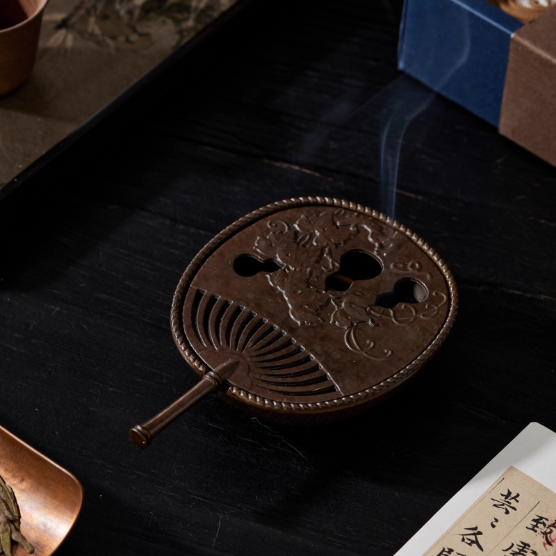 仿古香扇盤香爐