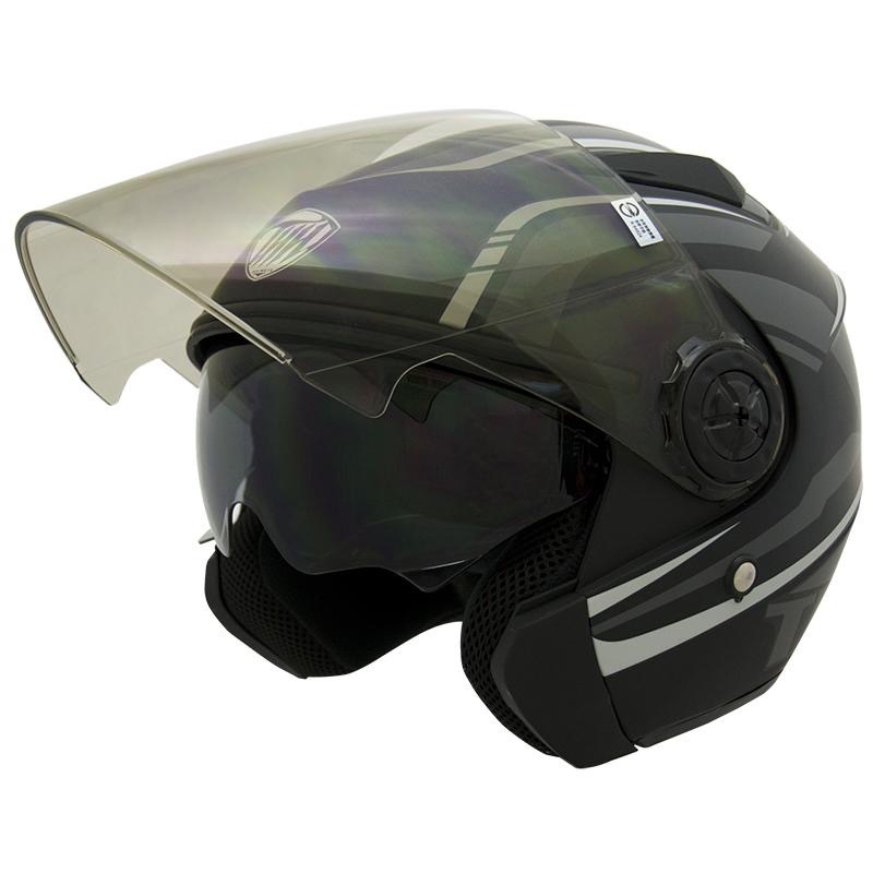 THH T335 T-SPORT 平光黑/灰 3/4罩式