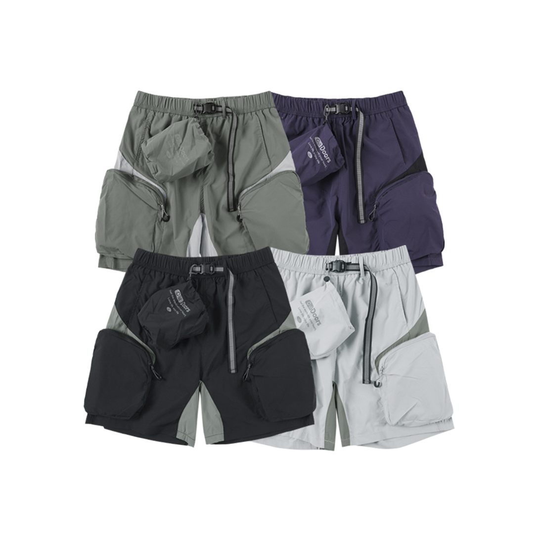 附收納 撞色輕便速乾短褲｜Breeze Utility Shorts LJ-710