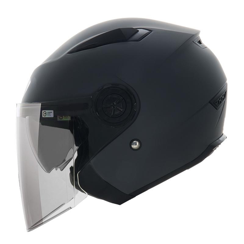 THH T335素色 平光深灰 3/4罩式