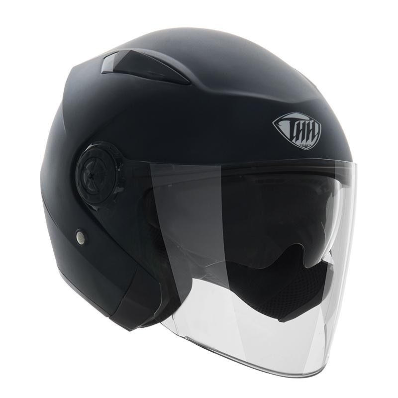 THH T335素色 平光黑 3/4罩式