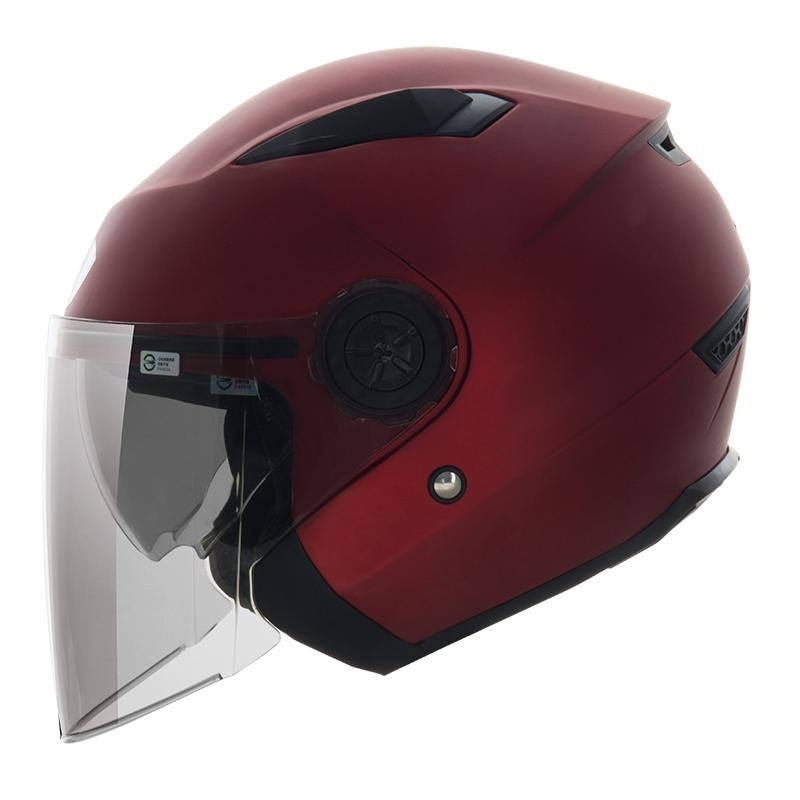 THH T335素色 仿電紅 3/4罩式