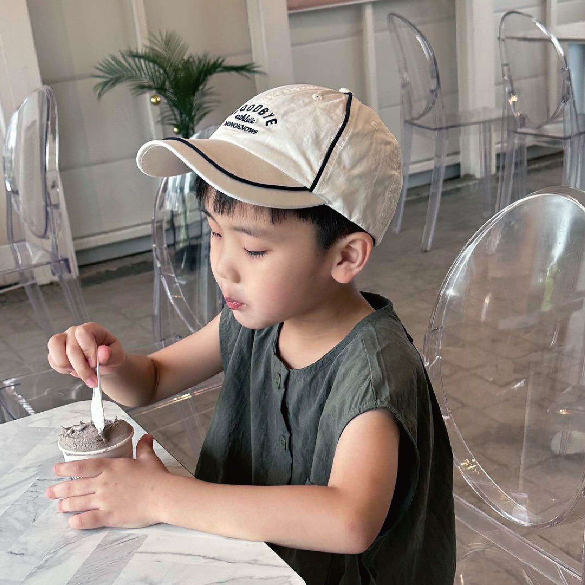 【JA1515】線條簡約輕帆布棒球帽＊三色