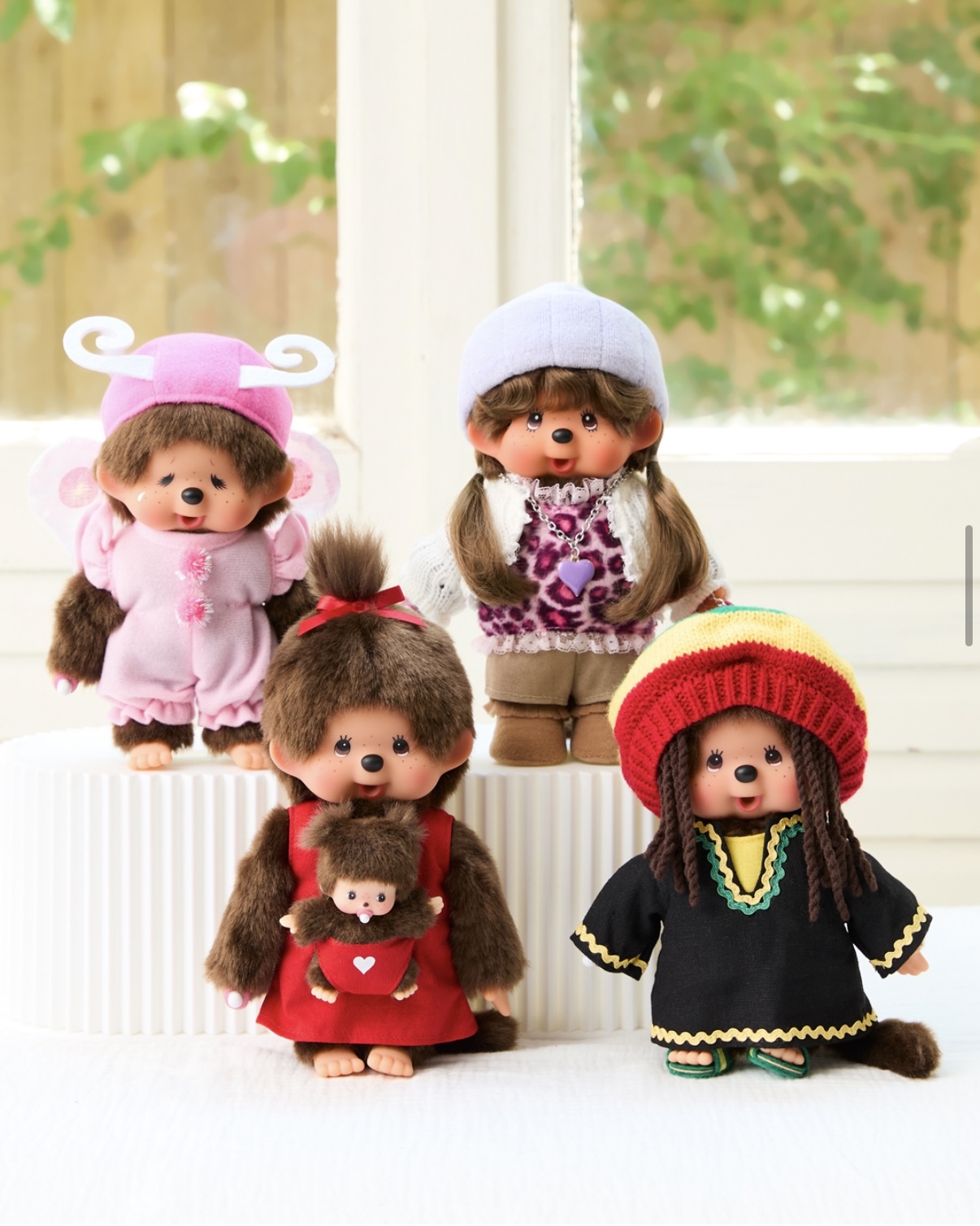 現貨┃Monchhichi 夢奇奇 蒙奇奇 展場限定 雷鬼頭 蝴蝶 娃娃 吊飾