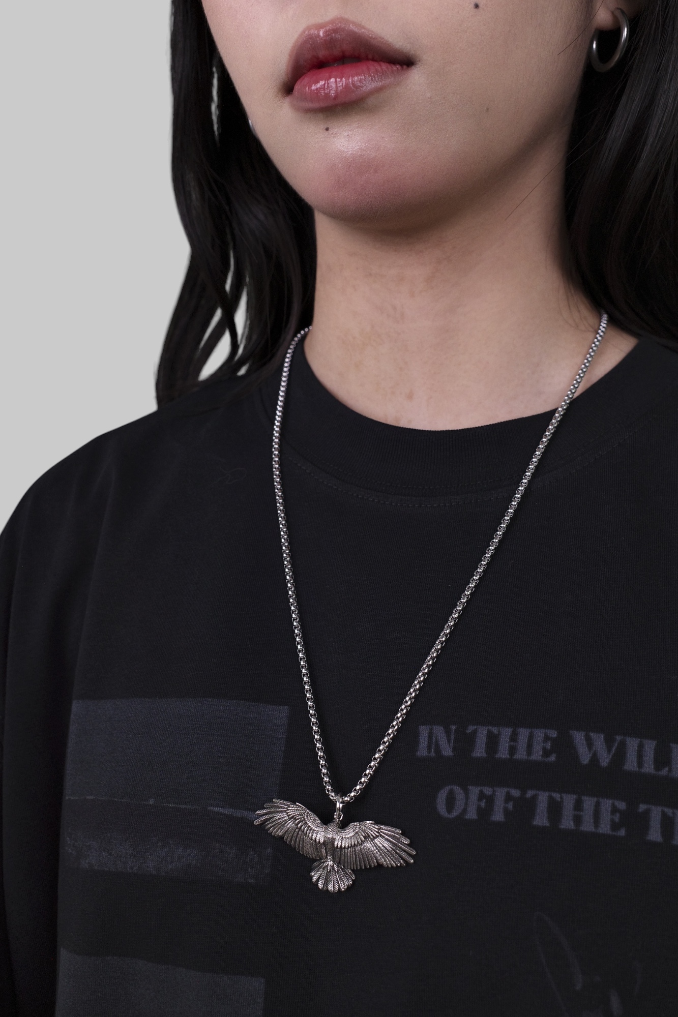 『Always_Good』展翅烏鴉 吊墜 項鍊