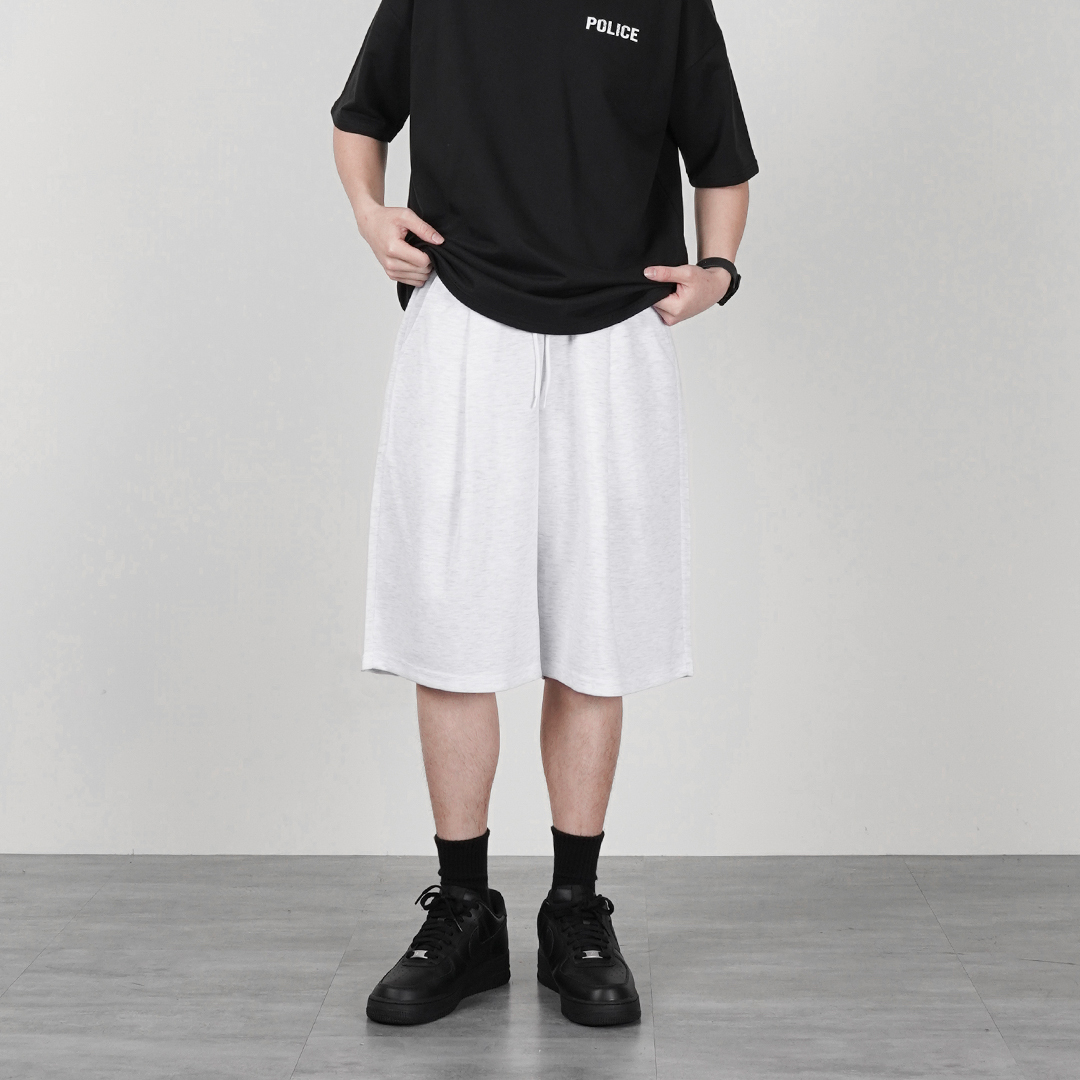 shorts 六分寬鬆過膝百慕達褲 B5368