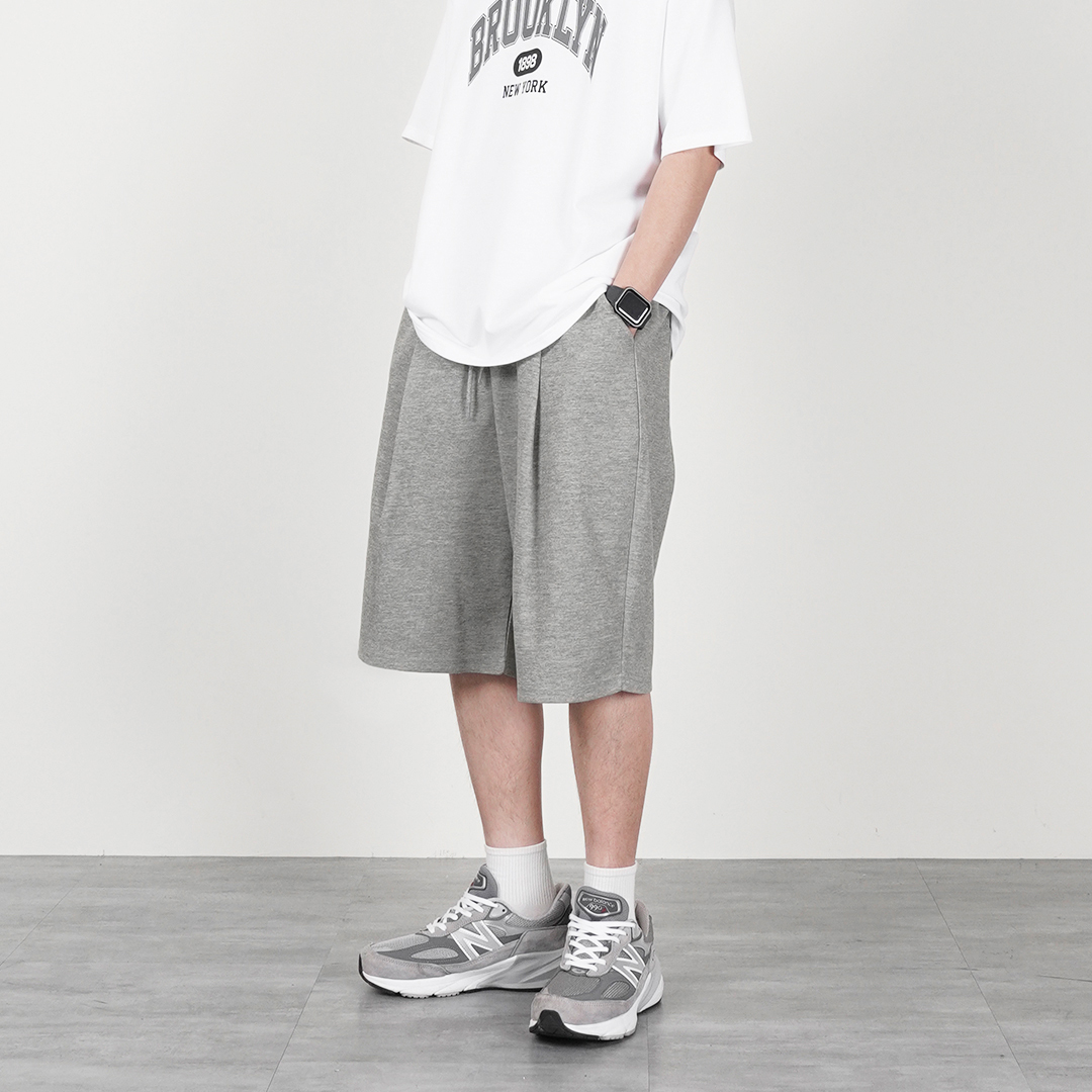 shorts 六分寬鬆過膝百慕達褲 B5368