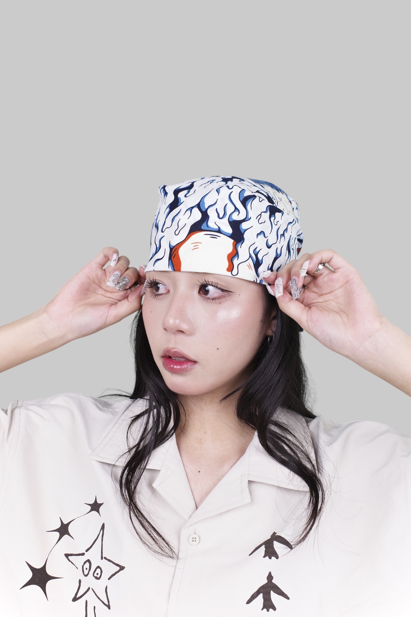 『Always_Good』老虎 搭配必備 方巾 頭巾