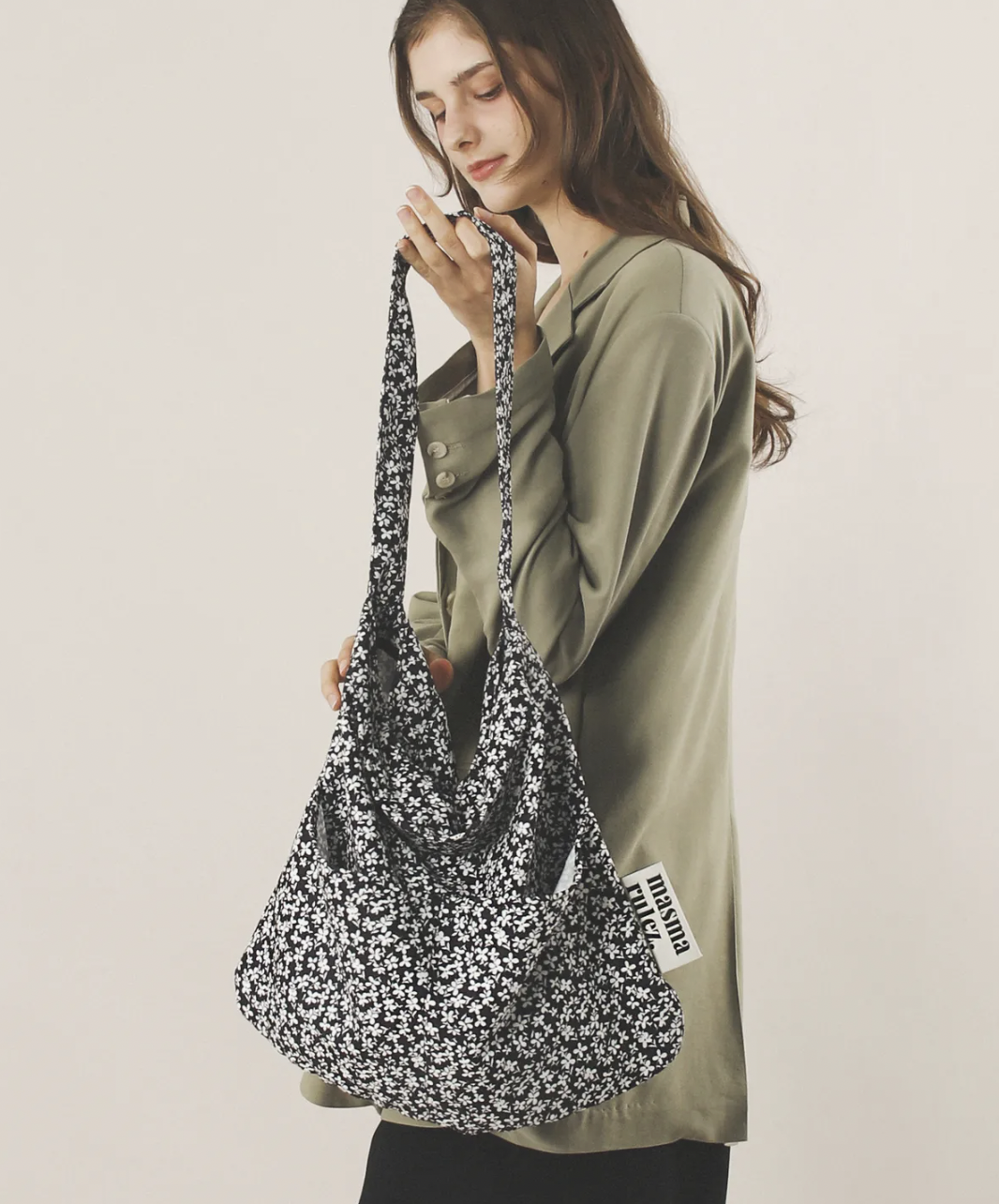 ♥TIME SALE HKD278♥ 韓國MASMARULEZ Rabbit eco bag_White fl