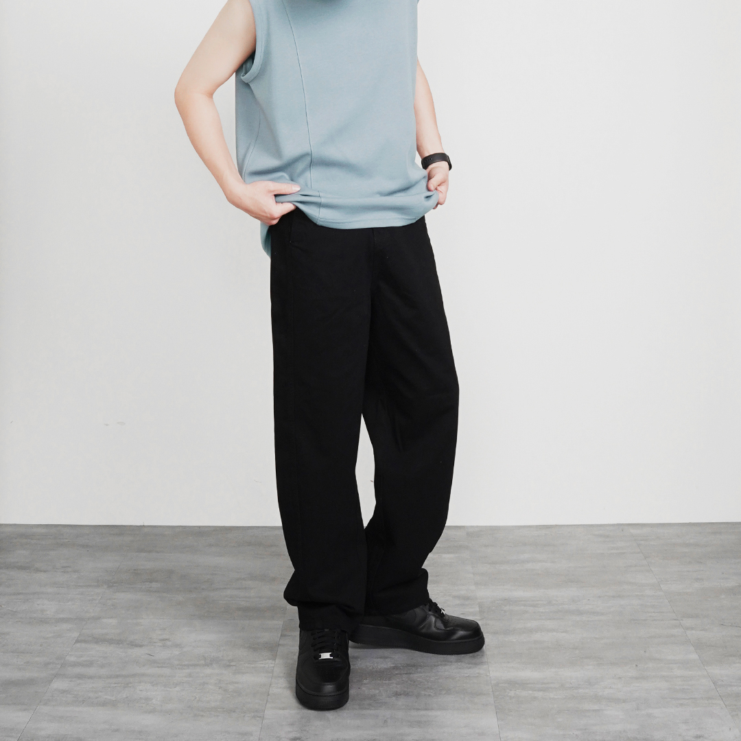 復古水洗工裝褲 LJ-1009 NB