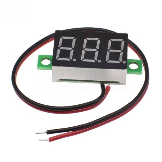 0.28吋 數碼管4V-30V兩線可變精度數顯示