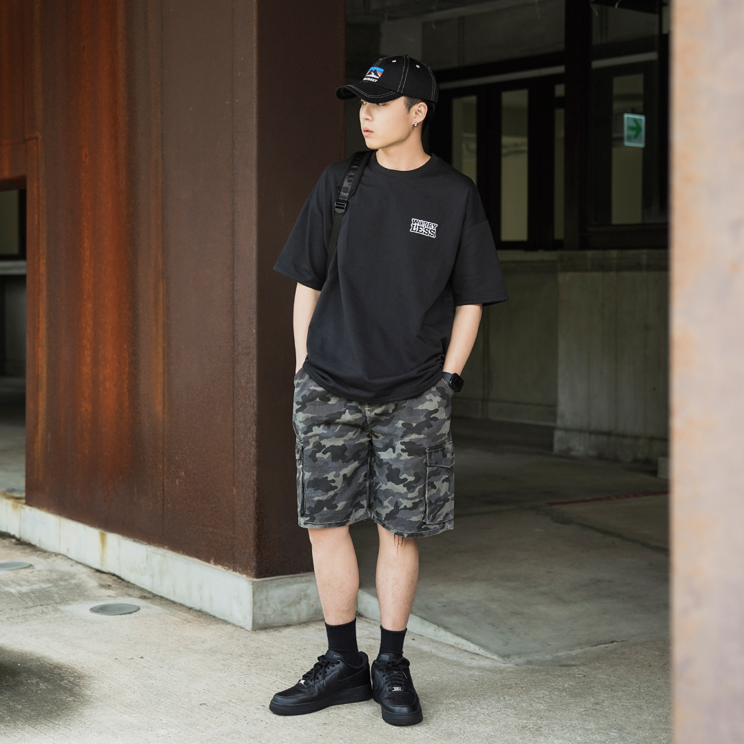 Work 軍魂 迷彩工作短褲 LJ-2530