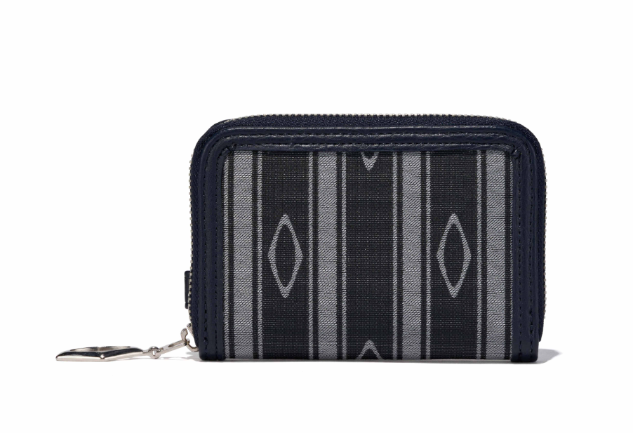 Mischief  MSCHF  許光漢、秀智愛牌 /  JACQUARD ZIP-AROUND WALLET_BLACK 提花拉鍊皮夾_黑色 / AUG25