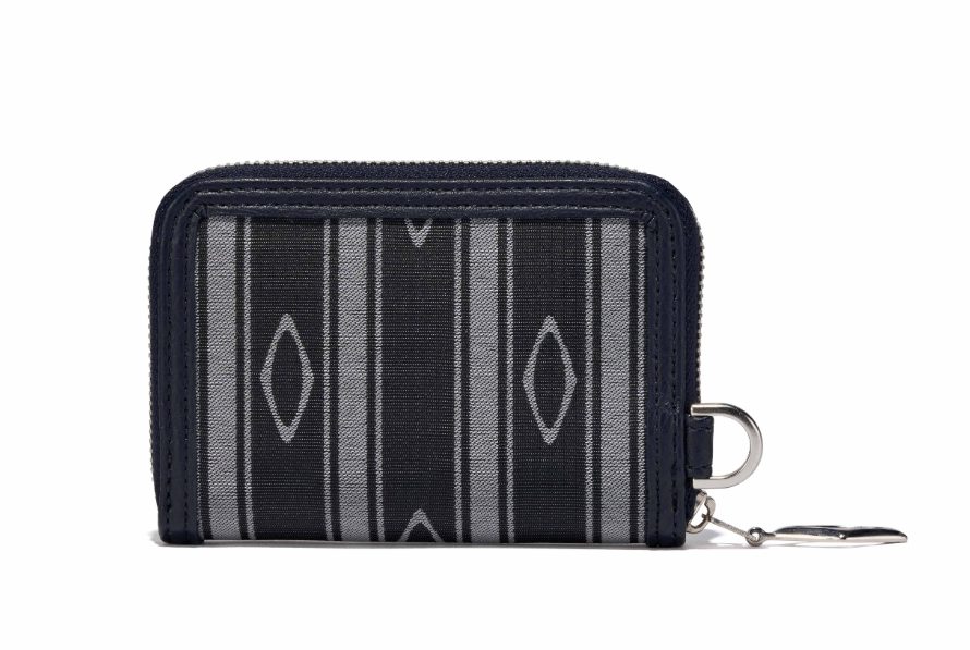 Mischief  MSCHF  許光漢、秀智愛牌 /  JACQUARD ZIP-AROUND WALLET_BLACK 提花拉鍊皮夾_黑色 / AUG25