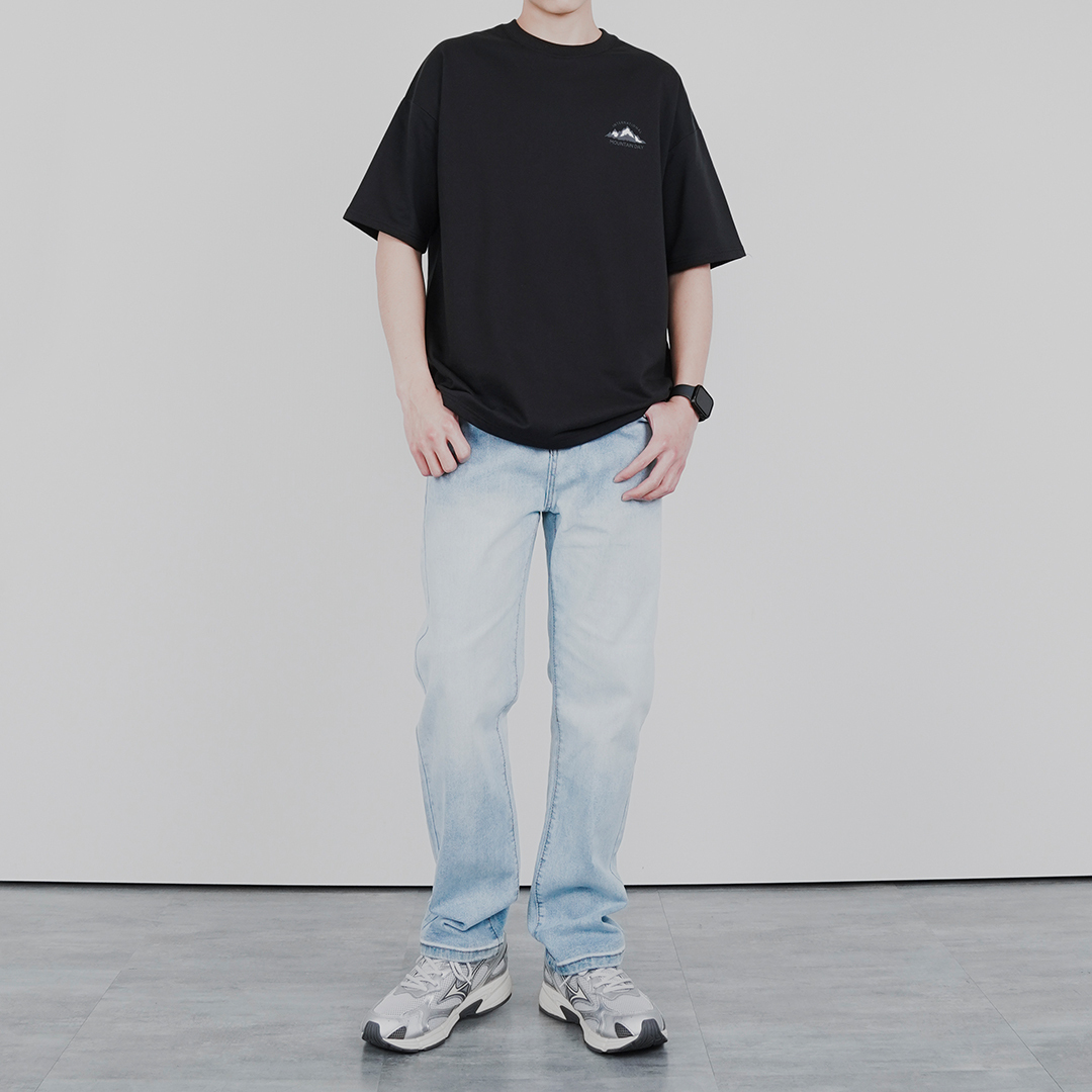 漸層刷色合身牛仔褲｜LJ-2502 NB