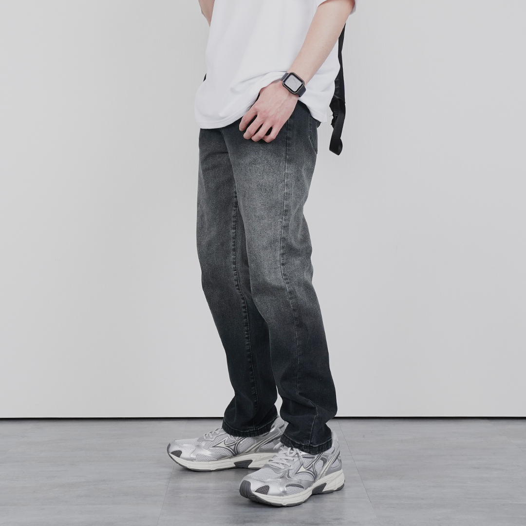 漸層刷色合身牛仔褲｜LJ-2502