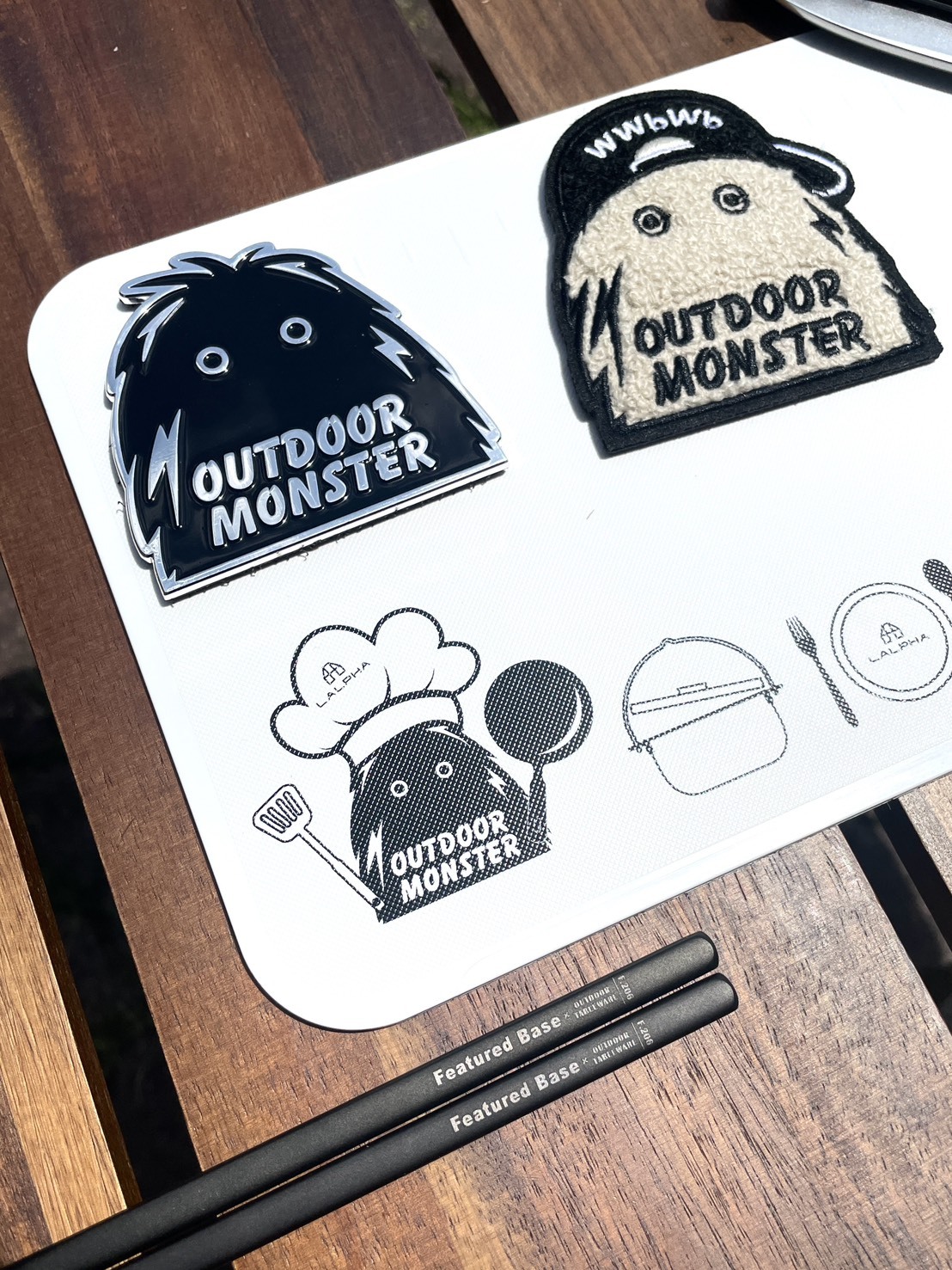 LALPHA x Outdoor Monster 迷你砧板