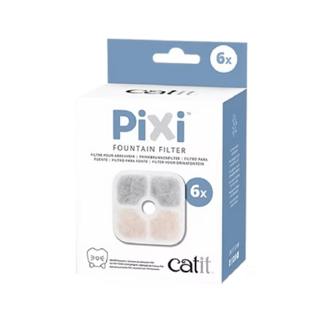 Catit -飲水機過濾棉 [6個裝][型號.Pixi Fountain]