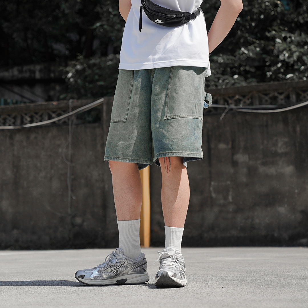 shorts 復古水洗 畫家短褲 LJ-380