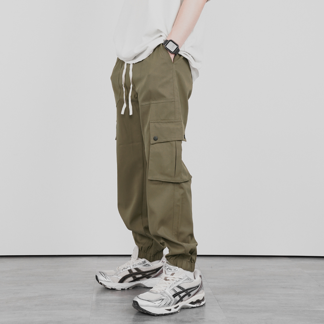 收納束口工裝褲｜LJ-2098