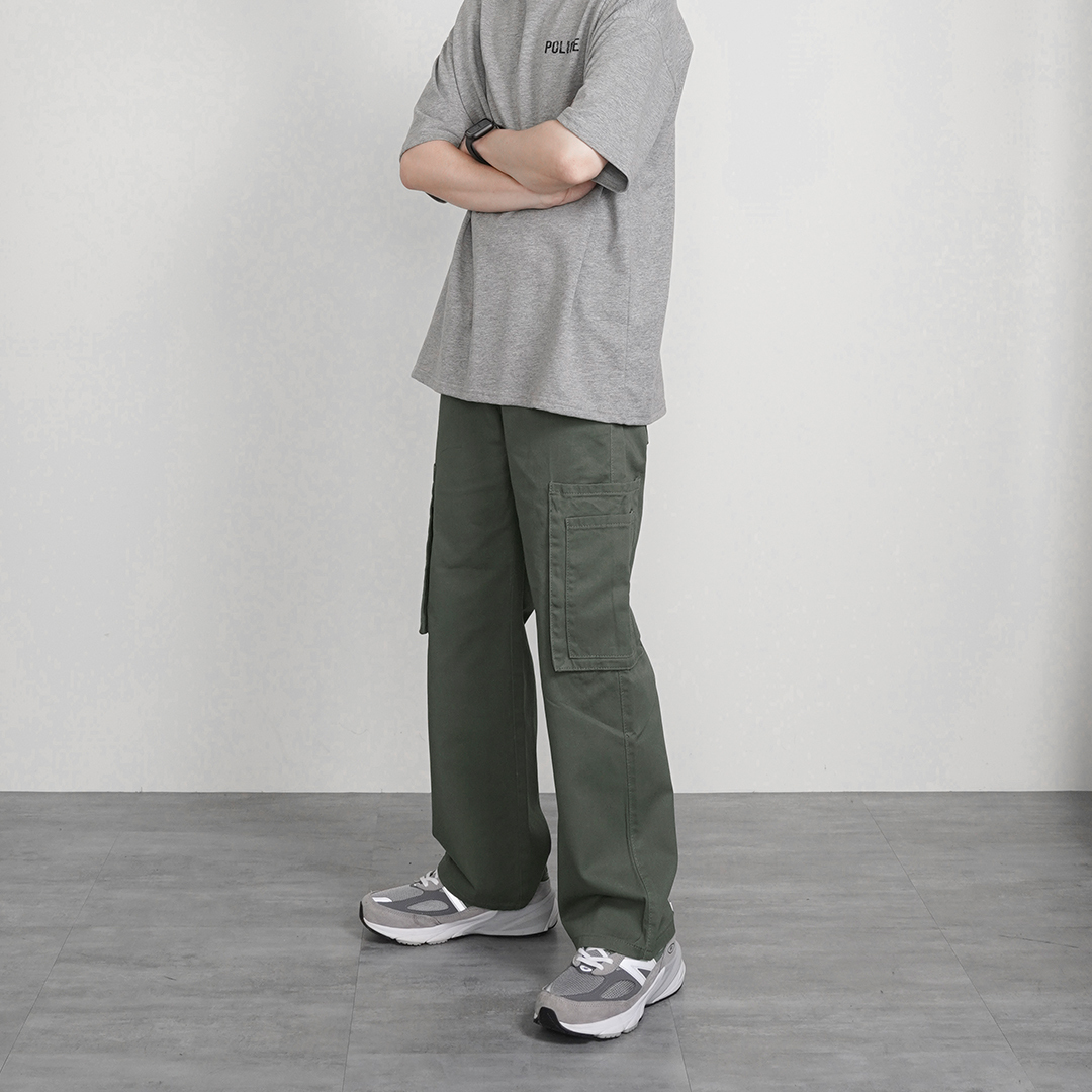 純色直筒工作褲 LJ-2525 LJNB