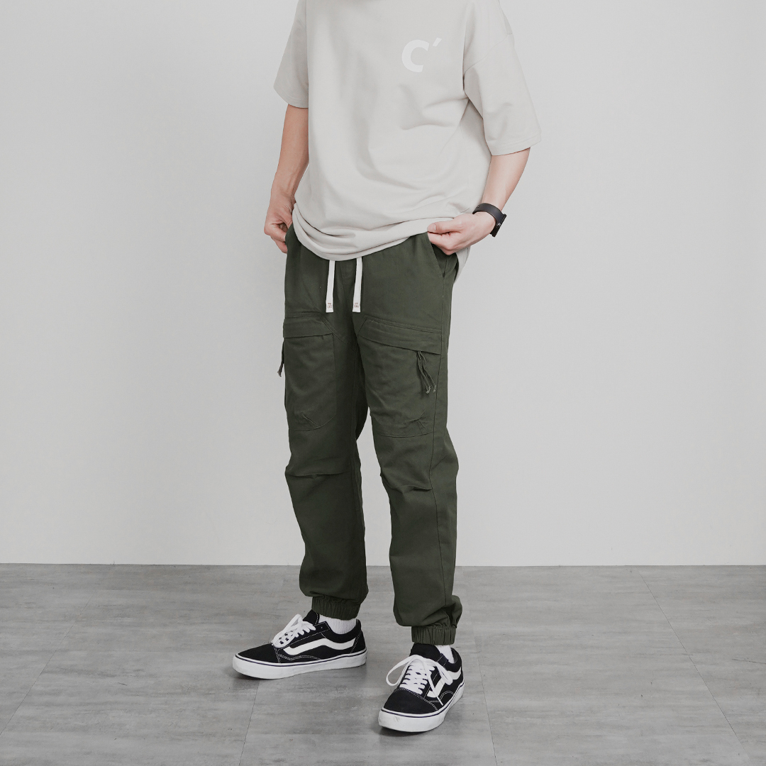 TUESDAY小標工作縮口褲 LJ-803