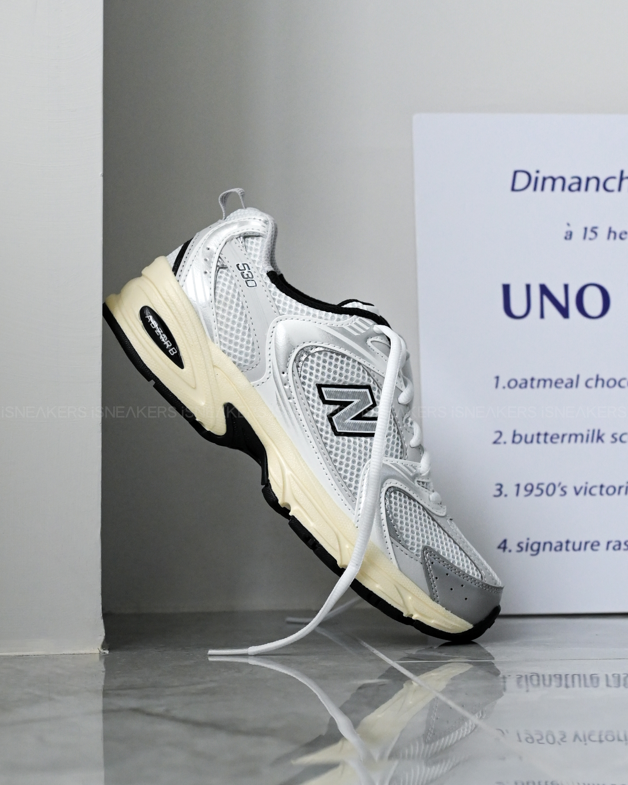 iSNEAKERS｜New Balance 530 "Silver Cream" 黑銀 MR530TA