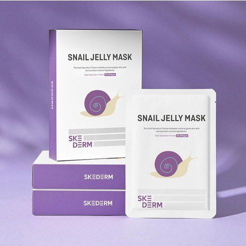 (4015)【現貨】Skederm 蝸牛啫喱面膜10片/盒
